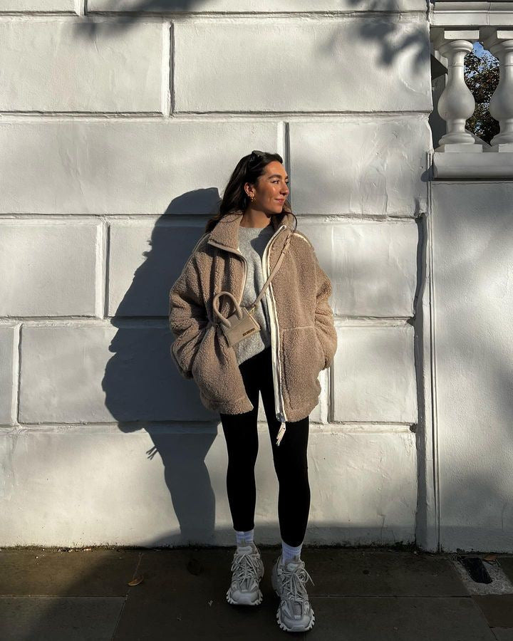 Oversize Teddyjacket