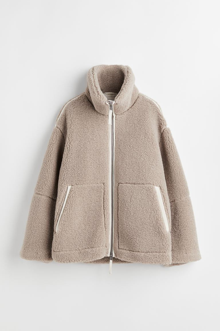 Oversize Teddyjacket